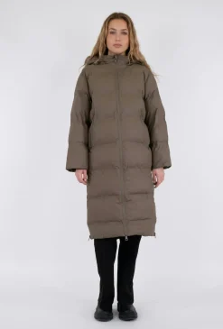 Online Neo Noir Viviana C Puffer Jacket Dark Taupe