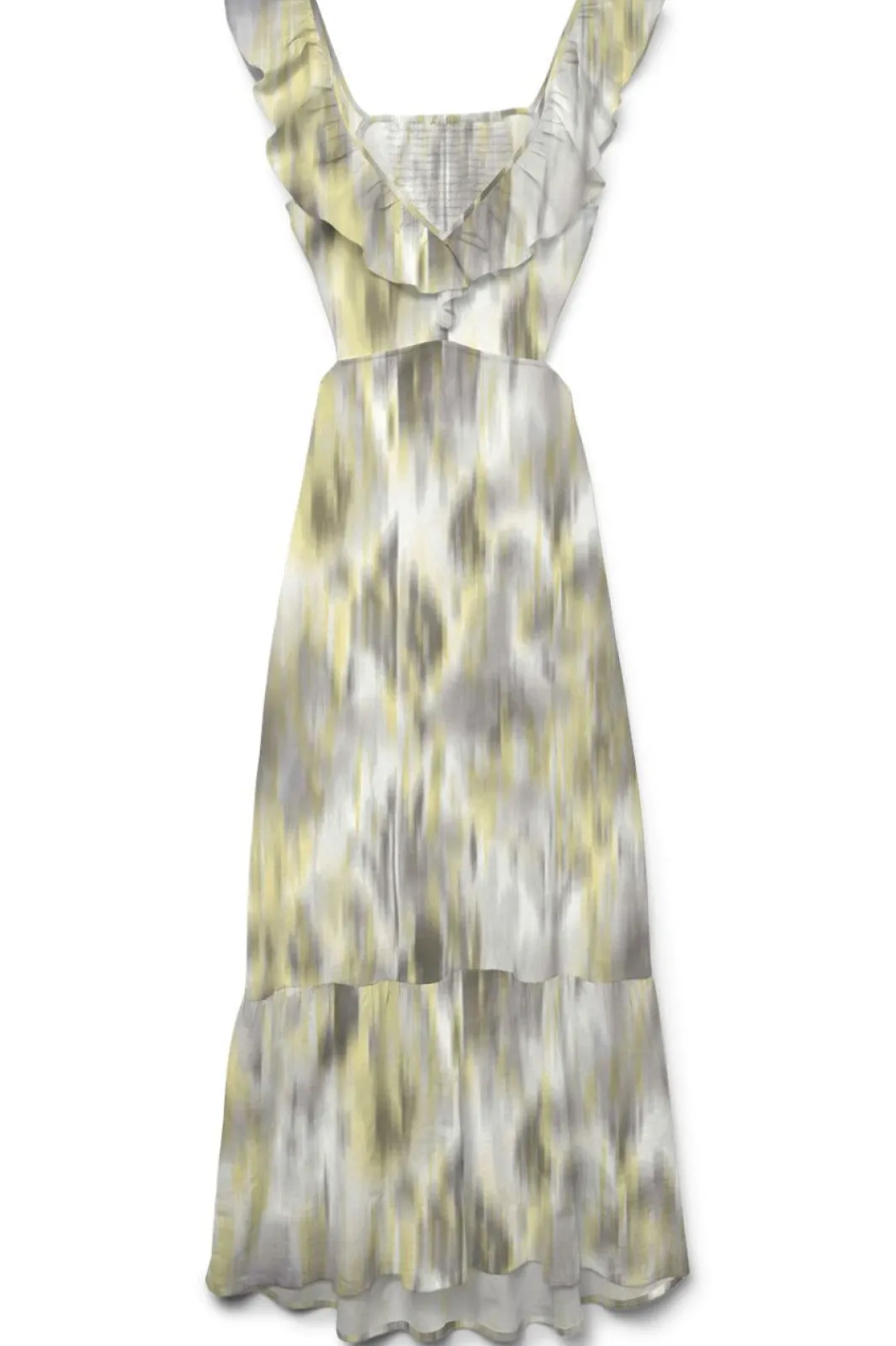Sale Vero Moda Vmdicthe S/L Ankle Detail Dress 4708426 Snow White Lacey