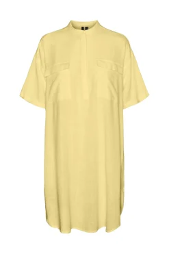 Hot Vero Moda Vmline 2/4 Linen Mix Tunic 4774731 Pale Banana