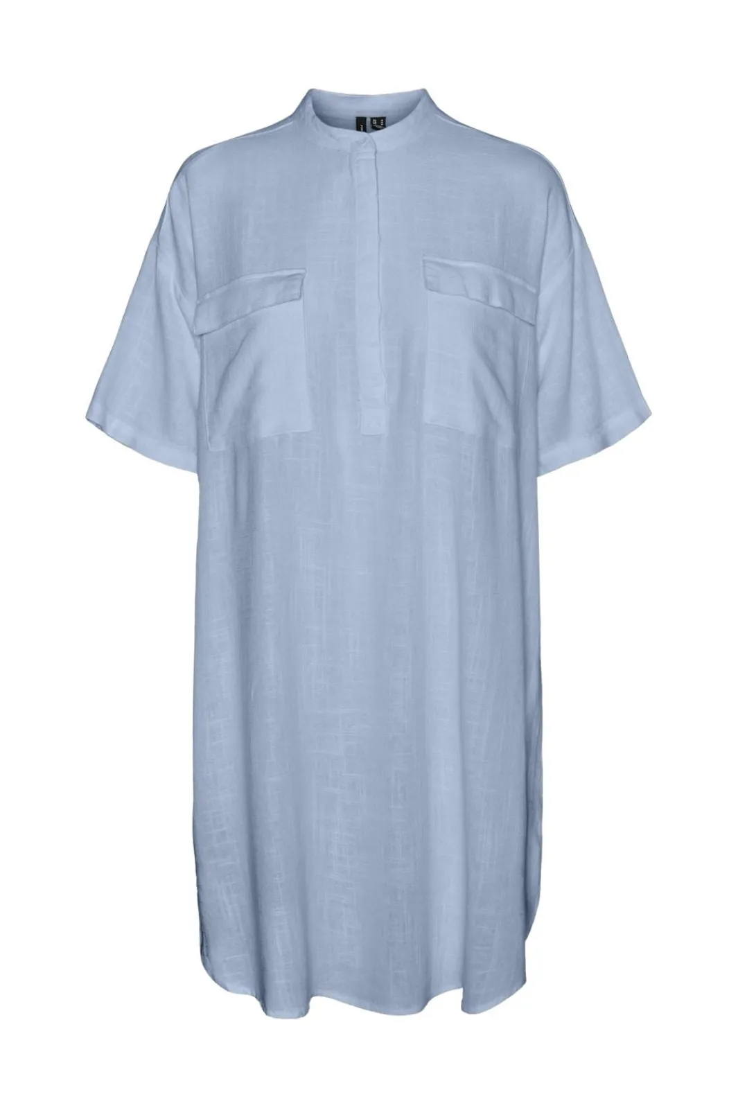 Online Vero Moda Vmline 2/4 Linen Mix Tunic 4774732 Cashmere Blue