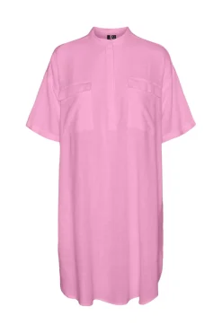 New Vero Moda Vmline 2/4 Linen Mix Tunic 4240302 Bonbon