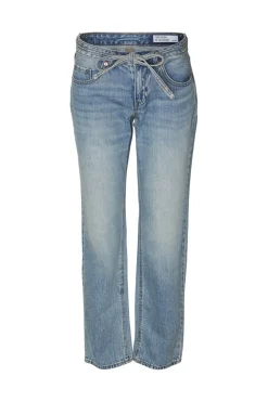 New Vero Moda Vmpam Lr Straight Denim Jeans Li3116 4578918 Medium Blue Denim
