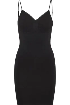 Hot Vero Moda Vmsilla Shape Lace Deep Back Dress 4596736 Black