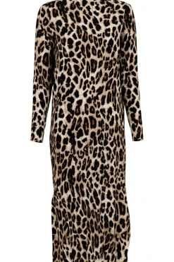Clearance Neo Noir Vogue Big Leo Dress Eksklusiv hos Molly&My Leopard