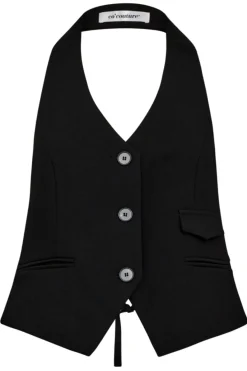 Co´Couture Volacc Halter Vest 30167 96 Black