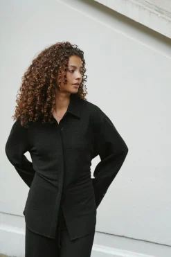 Sale Neo Noir Waldita Structure Shirt 166244 100