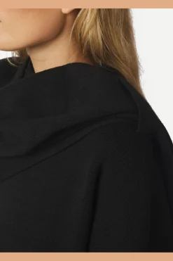 New Neo Noir Wals Knit Scarf Blouse 166203 100