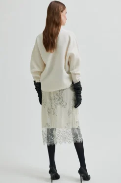 Sale Second Female Wila Lace Skirt 60340 0508 Tofu