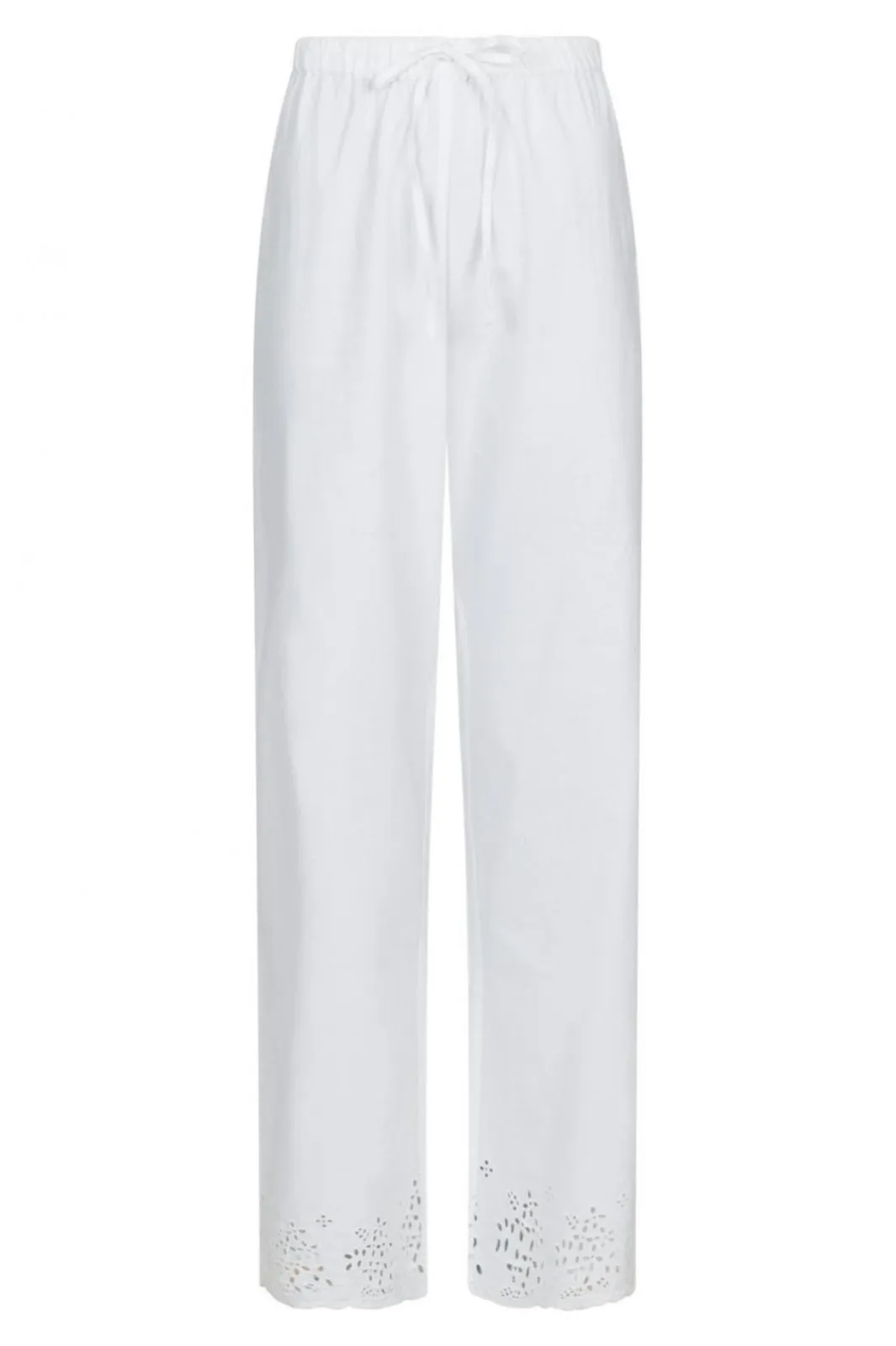 Best Neo Noir William Embroidery Pants White