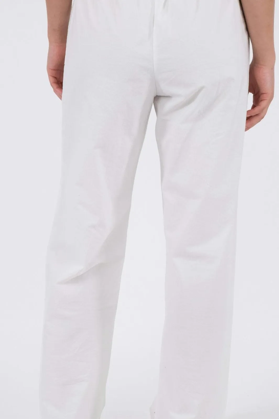 Best Neo Noir William Embroidery Pants White