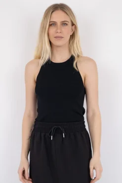 Best Neo Noir Willy Knitted Top Black