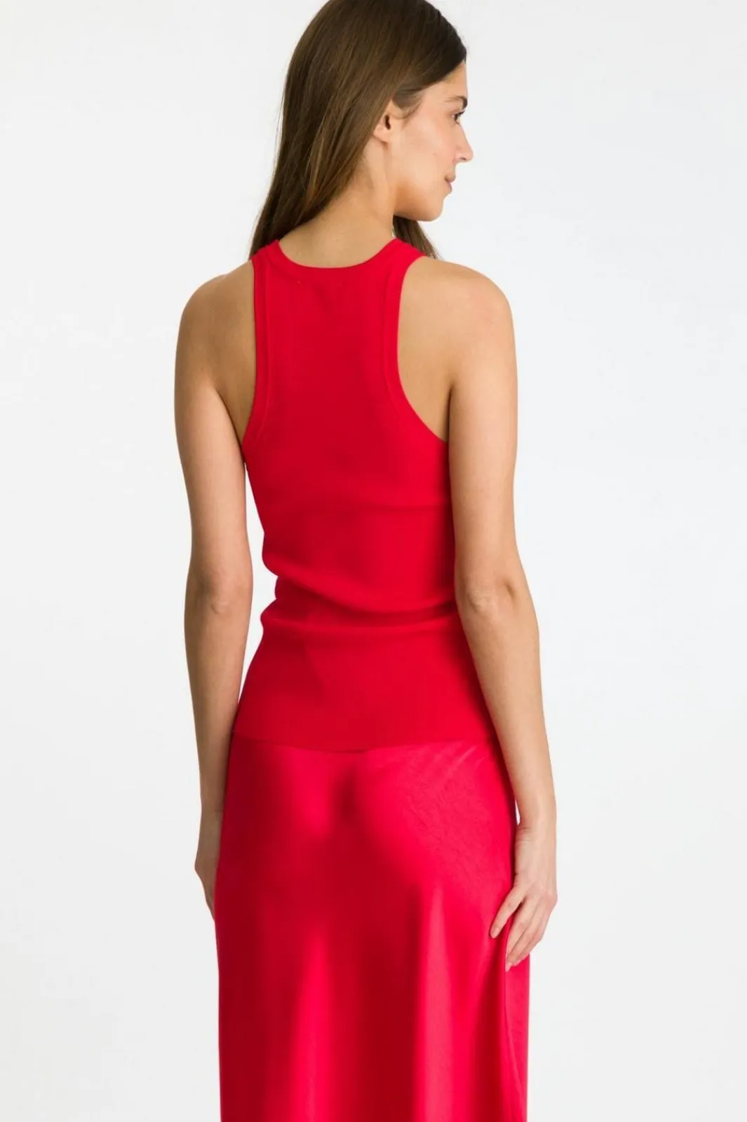 Discount Neo Noir Willy Knitted Top Red