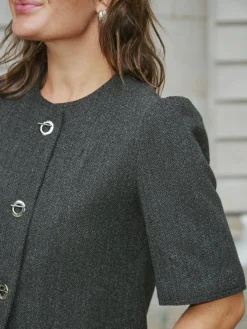 Neo Noir Xanthe Herringbone Blazer 165683 104