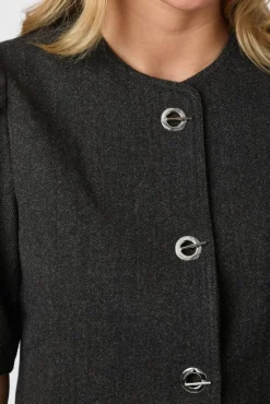 Neo Noir Xanthe Herringbone Blazer 165683 104
