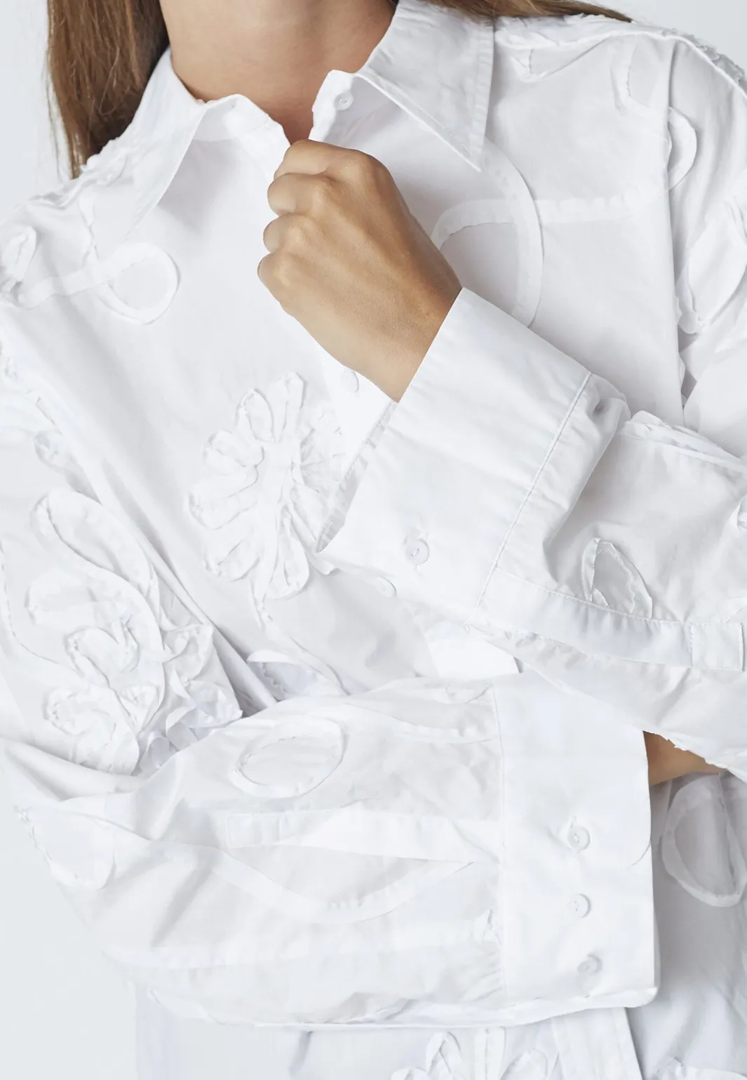 Outlet Co´Couture Xaviercc Flower Shirt 45047 4000