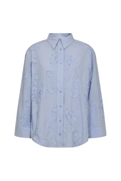 Outlet Co´Couture Xaviercc Stripe Flower Shirt 45040 23