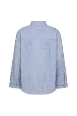 Outlet Co´Couture Xaviercc Stripe Flower Shirt 45040 23