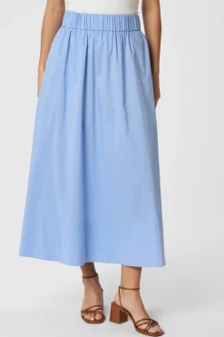 Sale Neo Noir Yara Long Poplin Skirt 163076 554