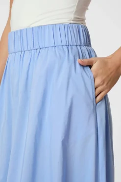 Sale Neo Noir Yara Long Poplin Skirt 163076 554