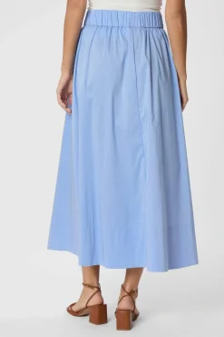 Sale Neo Noir Yara Long Poplin Skirt 163076 554