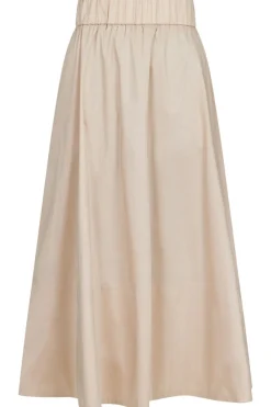 Outlet Neo Noir Yara Poplin Skirt Dark Sand