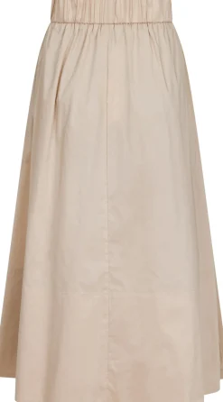 Outlet Neo Noir Yara Poplin Skirt Dark Sand