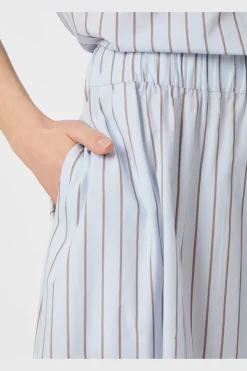 Sale Neo Noir Yara Stripe Long Skirt 165286 145