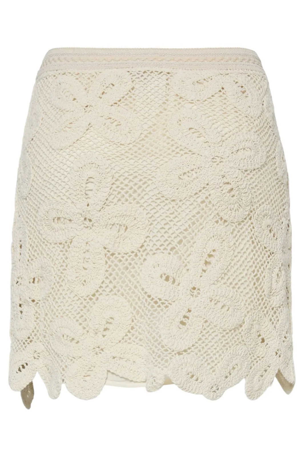 Online YAS anula Crochet Skirt 4731518 Birch
