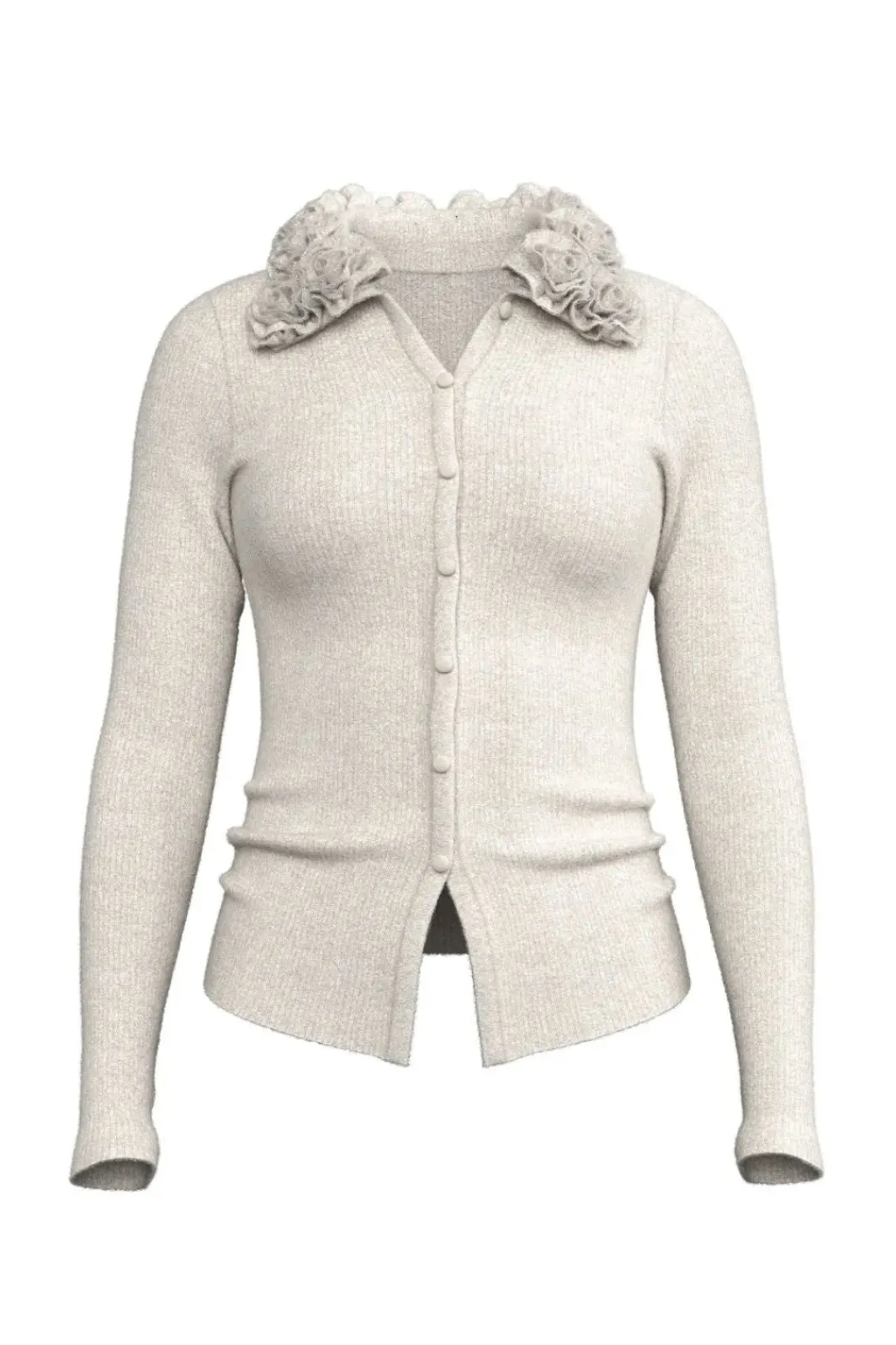 Discount YAS arosia Ls Knit Cardigan 5102614 Pristine
