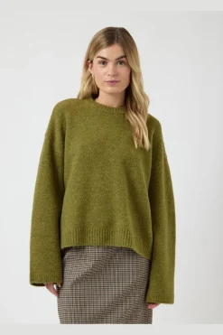 Discount YAS cardi Ls Knit Pullover 5101614 Cardamom Seed