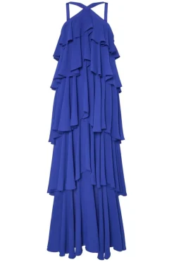 Hot YAS dahlia Halterneck Maxi Dress 4795529 Dazzling Blue