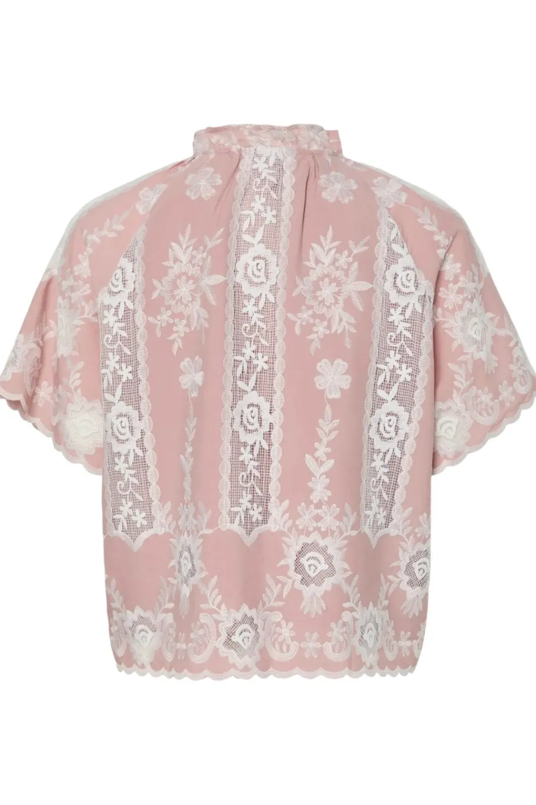 Clearance YAS emina Ss Embroidered Shirt Fest 4754021 Zephyr