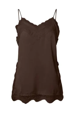 YAS frankie Strap Top 5091564 Chocolate Brown