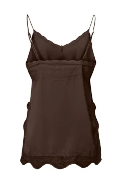 YAS frankie Strap Top 5091564 Chocolate Brown