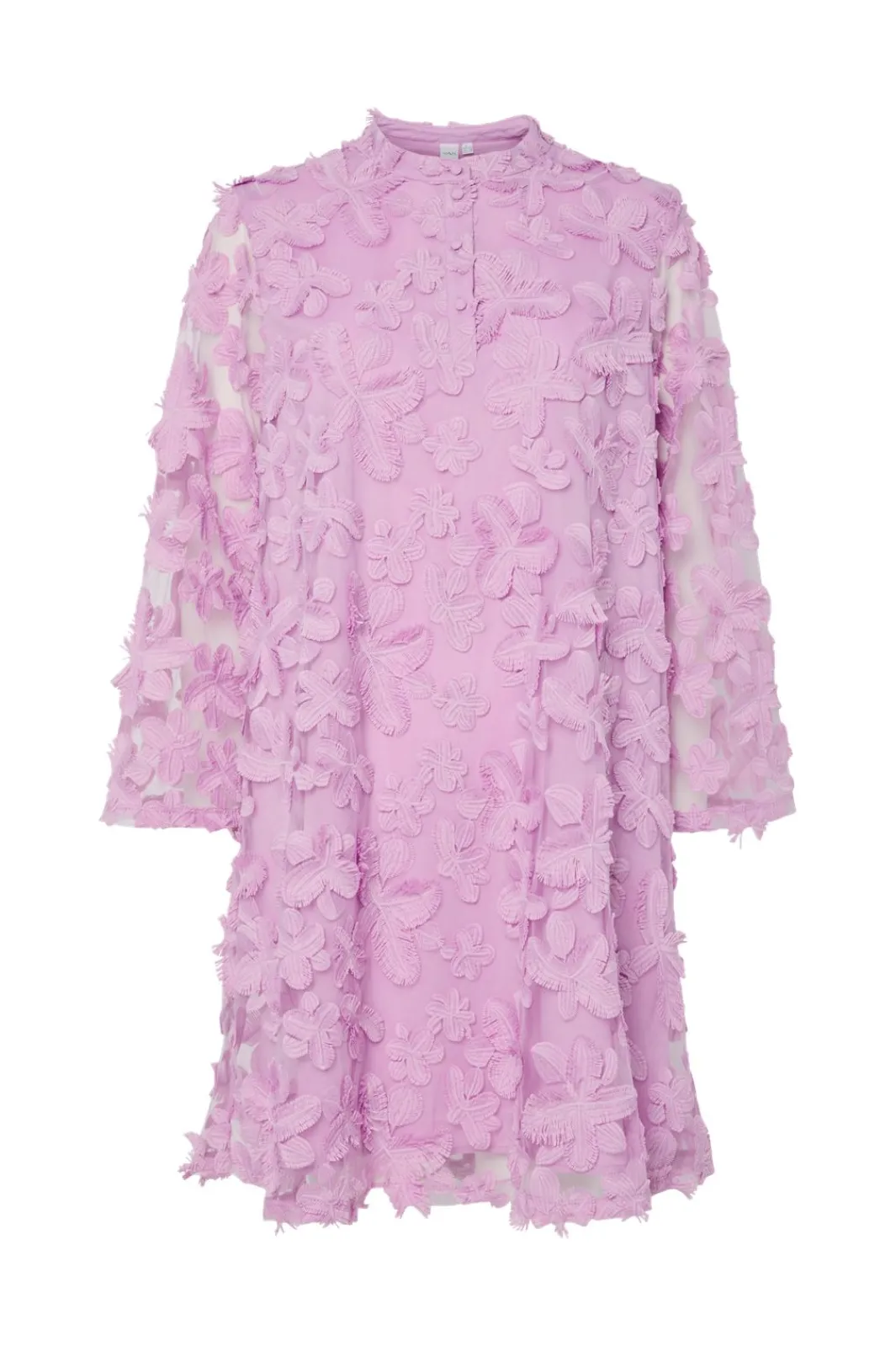 Sale YAS karly 7/8 Short Dress 4920194 Pink Lavender