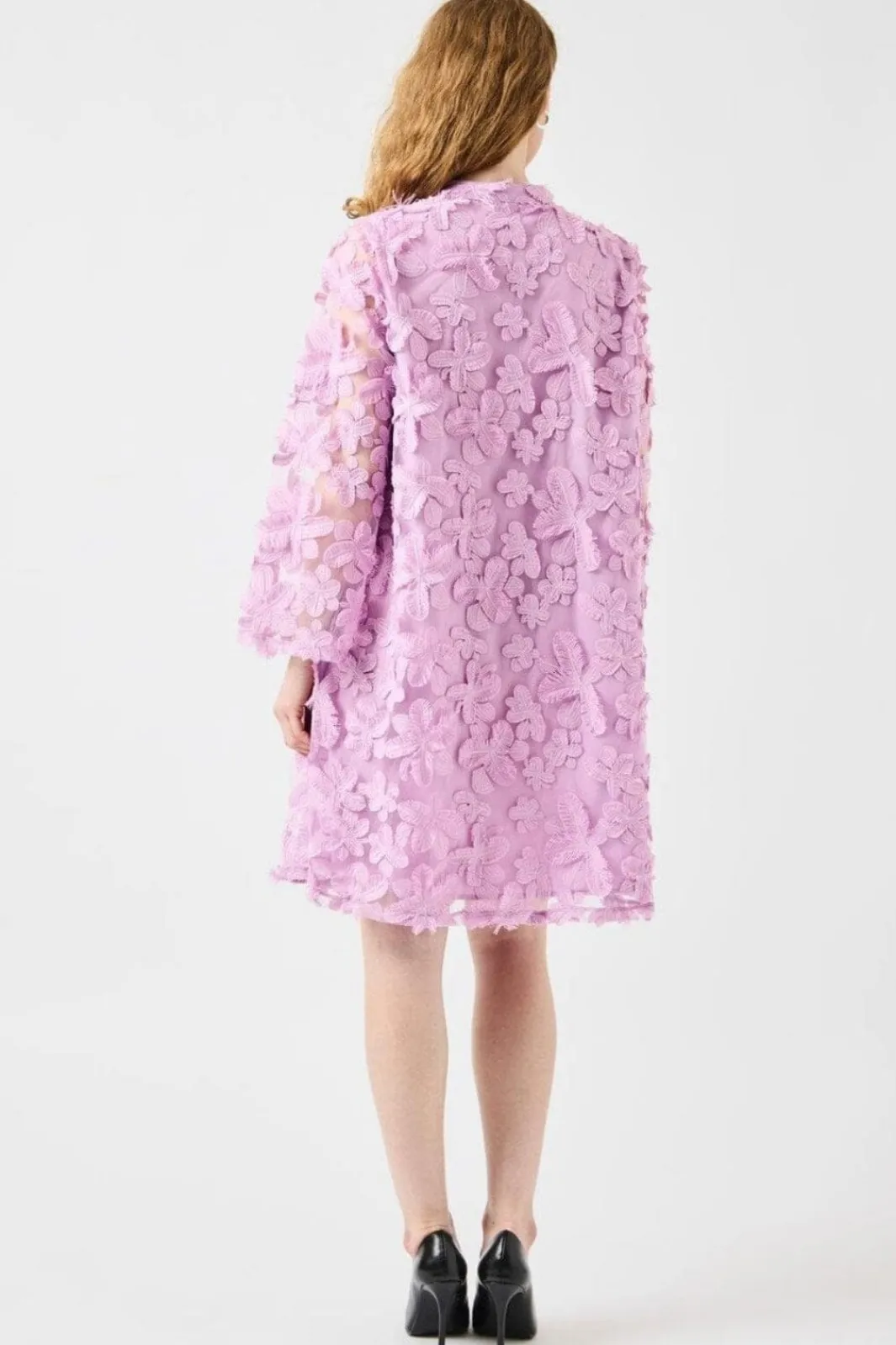 Sale YAS karly 7/8 Short Dress 4920194 Pink Lavender
