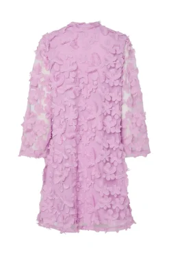 Sale YAS karly 7/8 Short Dress 4920194 Pink Lavender