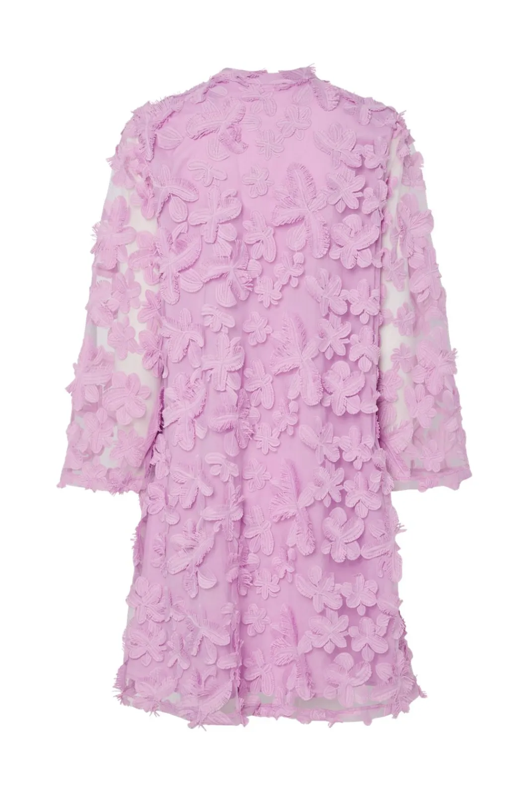 Sale YAS karly 7/8 Short Dress 4920194 Pink Lavender