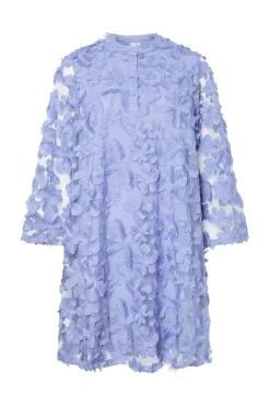 YAS karly 7/8 Short Dress 4920193 Blue Heron