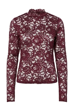 Discount YAS lacey Ls Lace Top 4961139 Port Royale