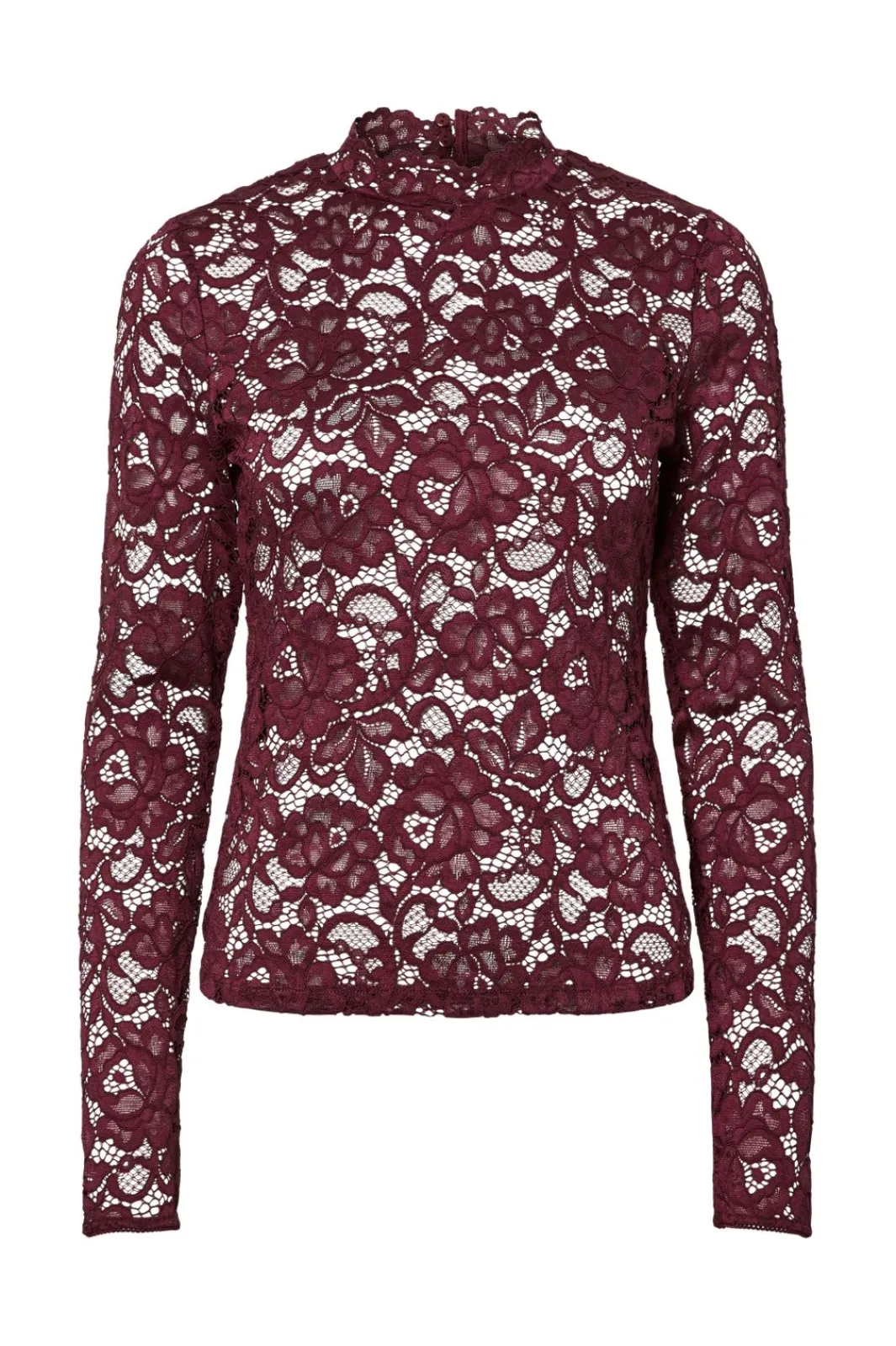 Discount YAS lacey Ls Lace Top 4961139 Port Royale