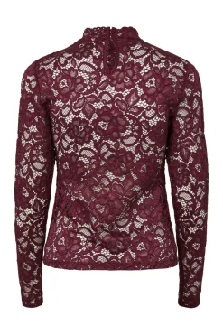 Discount YAS lacey Ls Lace Top 4961139 Port Royale