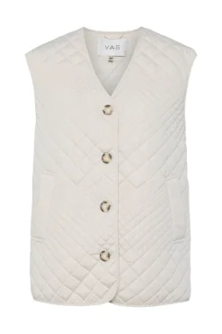 New YAS laurie Sl Padded Vest 4666566 Birch