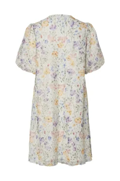 Discount YAS leanna Ss Dress 4770175 Star White