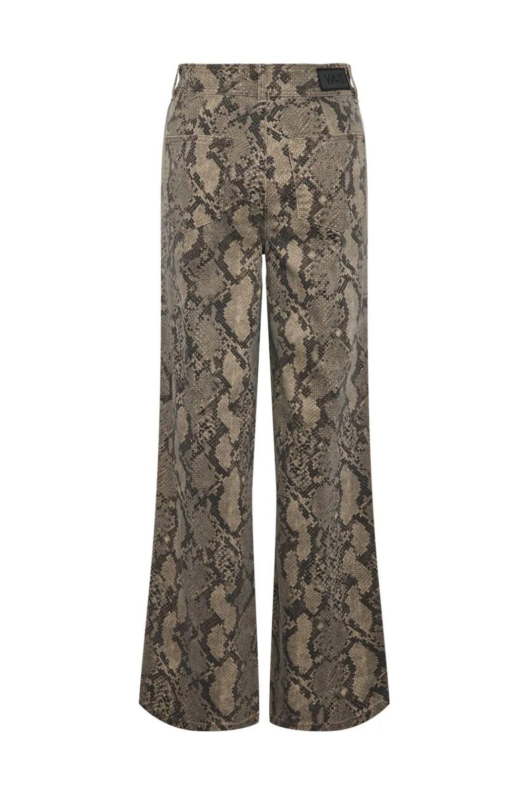 Sale YAS leonora Denim Jeans 4611693 Black Snake Print