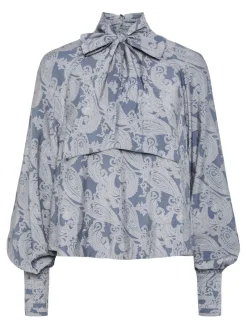 New YAS limos Ls Top 4707982 Grisaille Limos Print