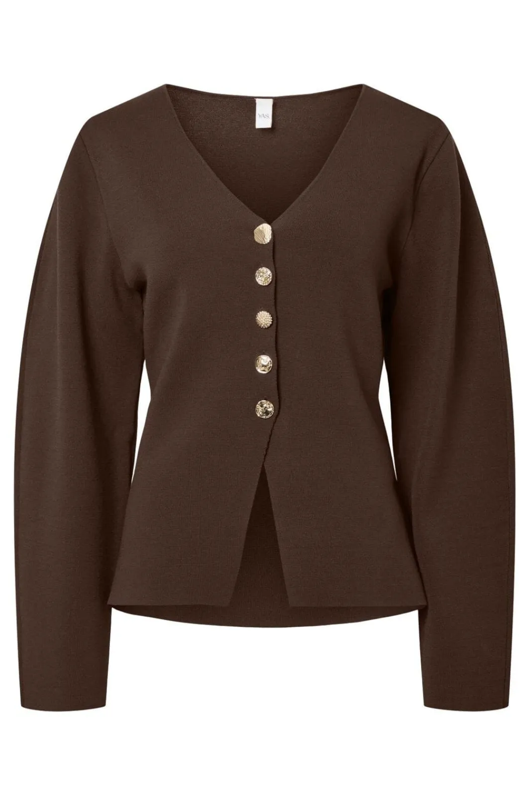 Online YAS mikkala Ls Knit Cardigan 5090994 Chocolate Brown