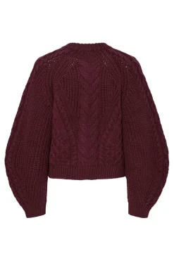 Best YAS nansa Ls Knit Pullover 4853367 Port Royale