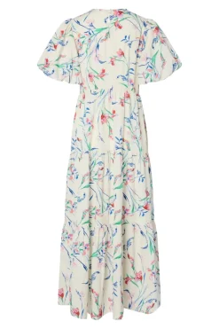 Sale YAS neena Ss Ankle Dress Pb 4807831 Birch Neena Aop