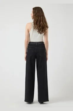 Outlet YAS noelle Studded Jeans 4931525 Dark Grey Denim